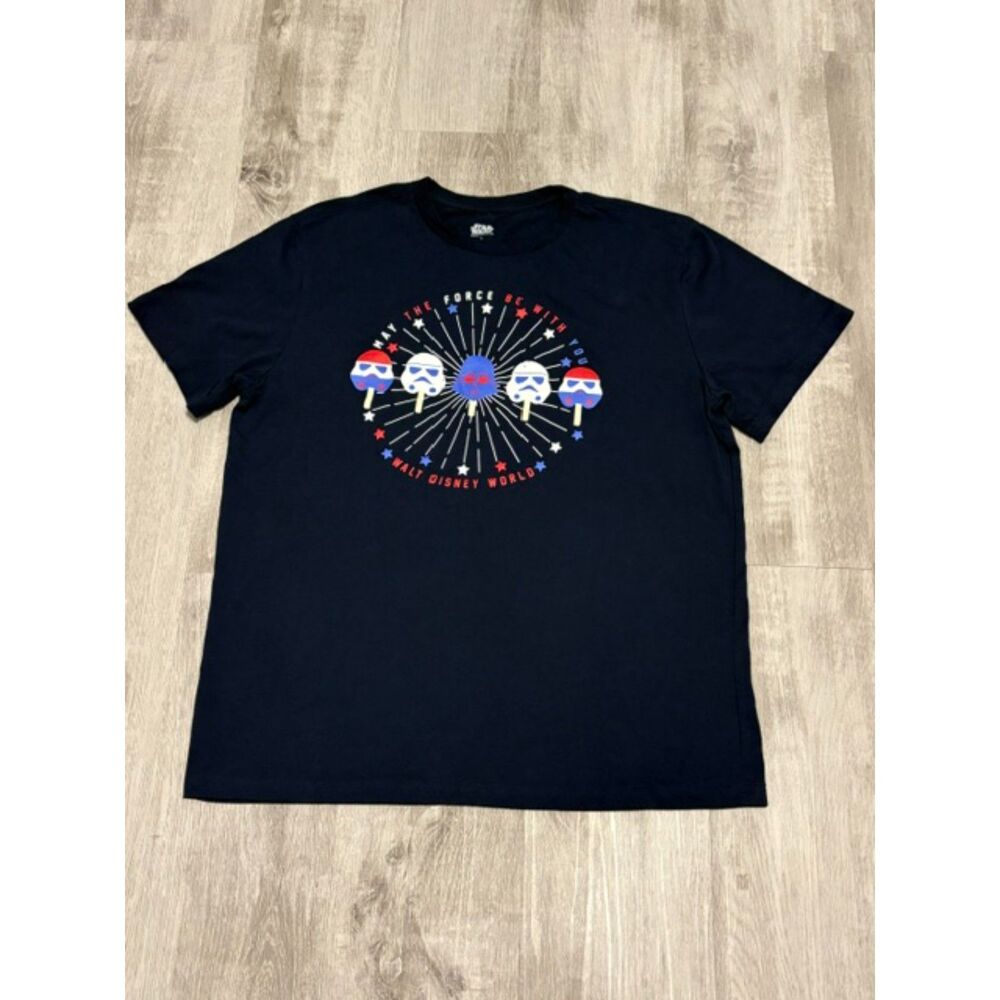 Star Wars Walt Disney World Graphic T-Shirt Navy Blue Men's/Unisex Large